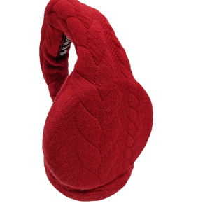 Cache oreille Crème - Rouge