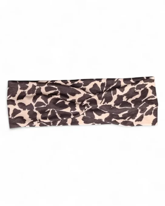 Headband twist Dhalia noir