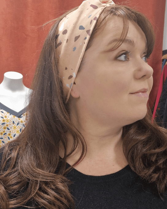 Headband twist Jesmo Rose