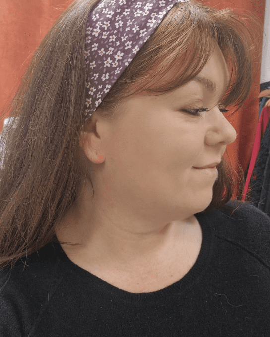 Headband twist Printannier