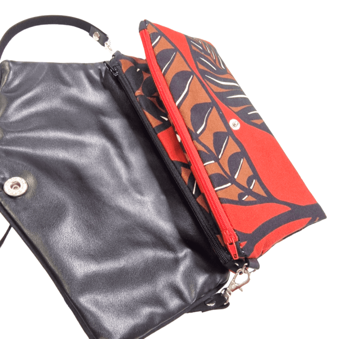 Mini sac Nomade Cosse rouge