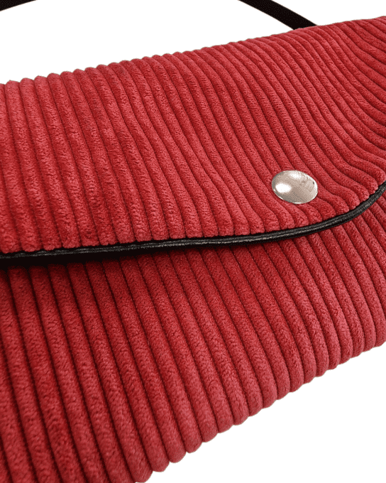 Mini sac Nomade Passions velours rouge