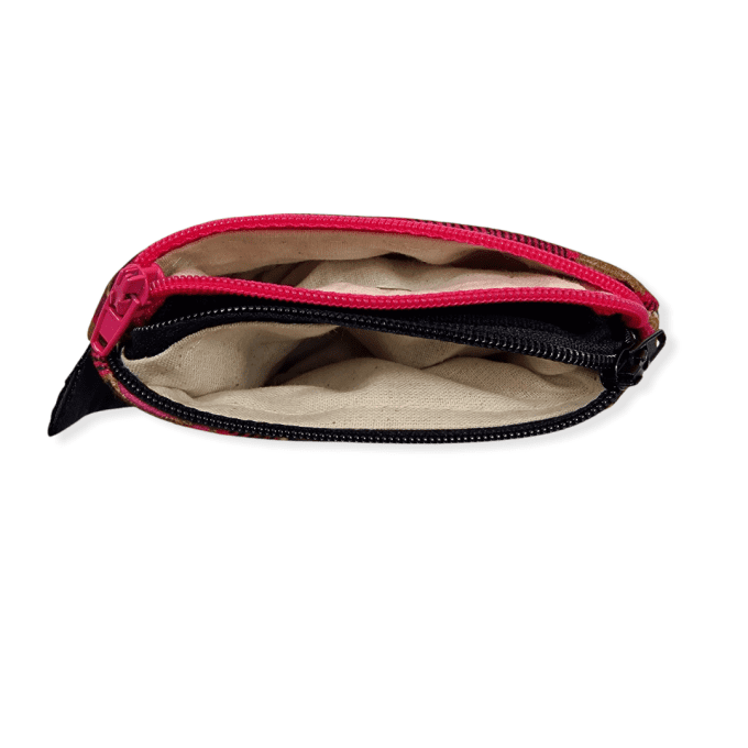 Porte monnaie Twin Pink flower