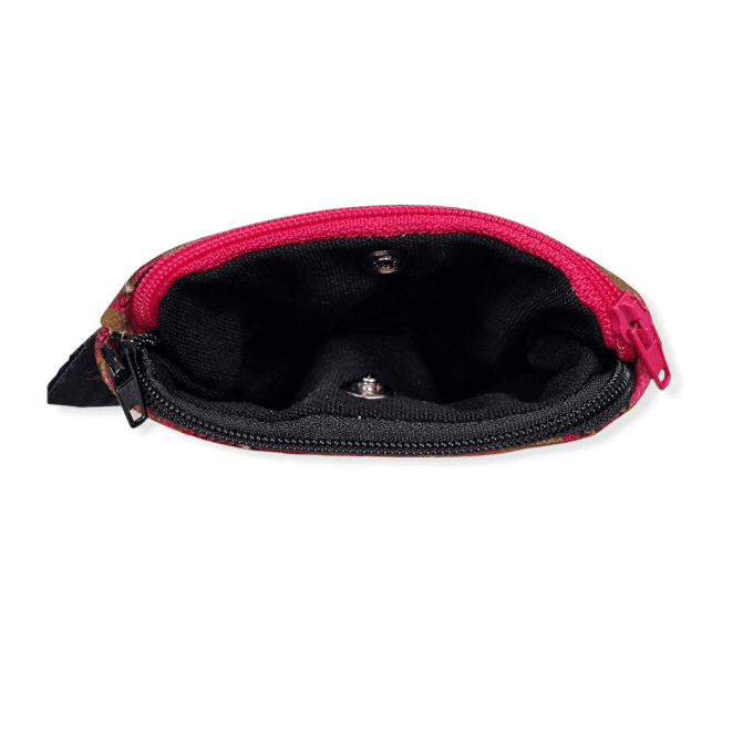 Porte monnaie Twin Pink flower