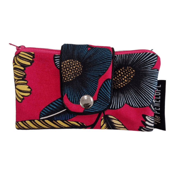Portefeuille Nomade - Jardin d'hiver rose