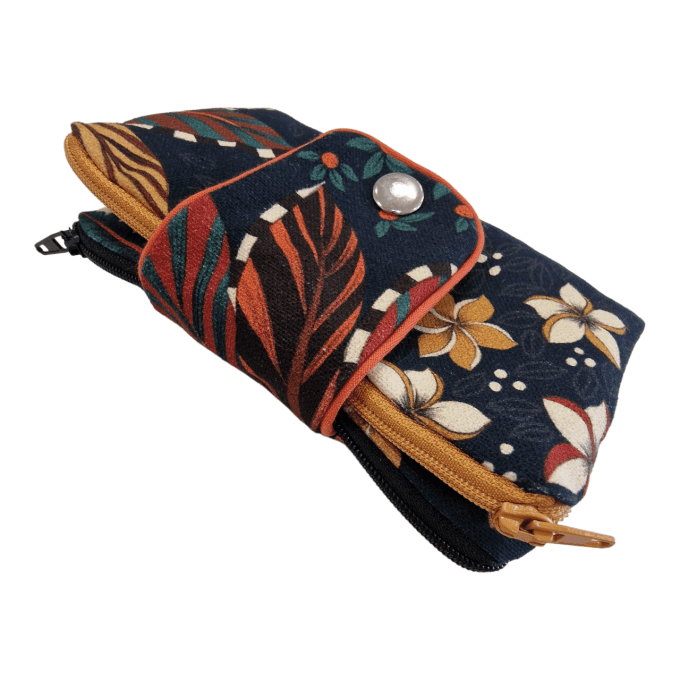 Portefeuille Nomade - River bleu nuit