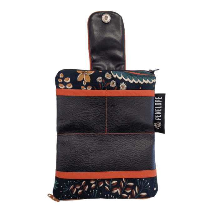 Portefeuille Nomade - River bleu nuit