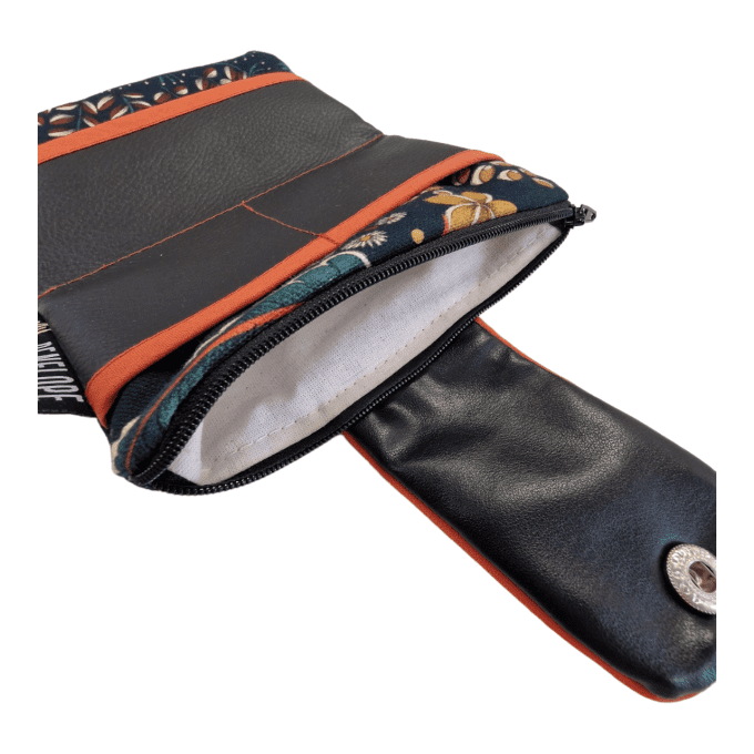 Portefeuille Nomade - River bleu nuit