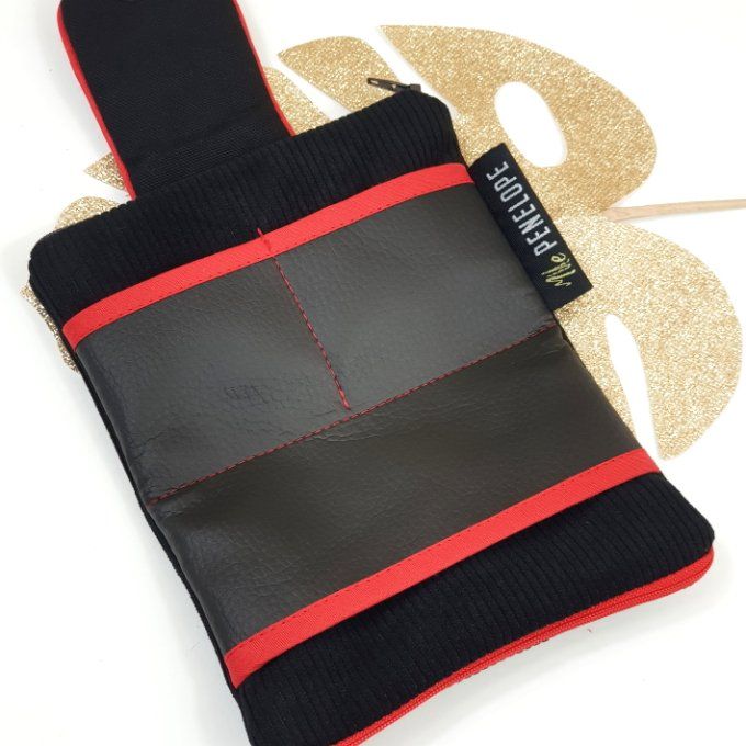 Portefeuille Nomade - Noir velours