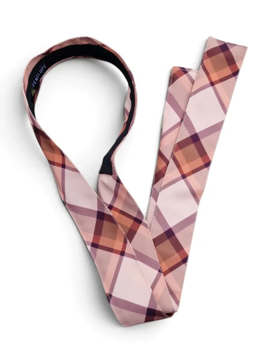 Serre-tête déhoussable Boho Edimbourg Rose