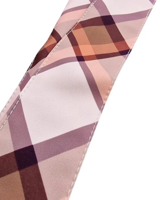 Serre-tête déhoussable Boho Edimbourg Rose