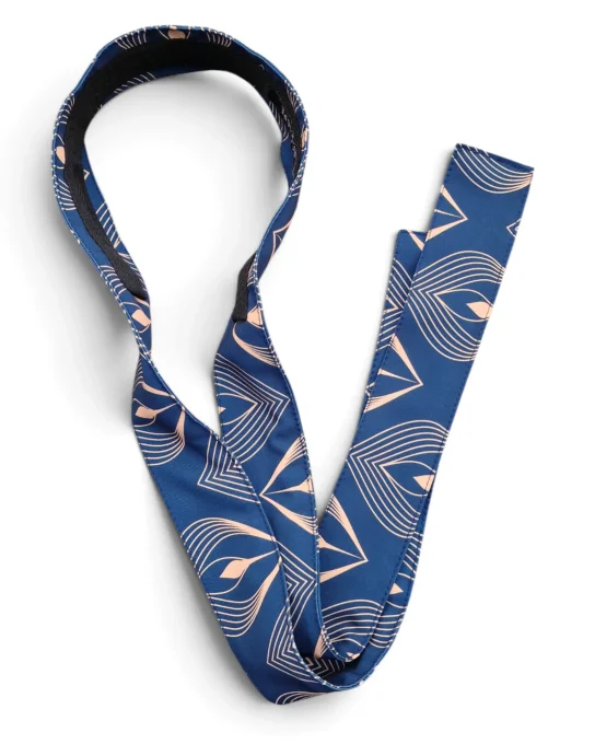 Serre-tête déhoussable Boho Paon Bleu
