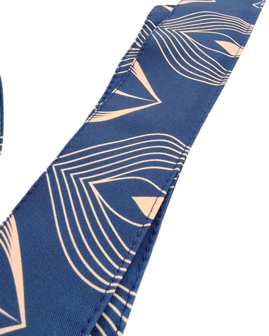 Serre-tête déhoussable Boho Paon Bleu