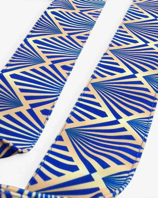 Serre-tête déhoussable Boho Zanzibar Bleu