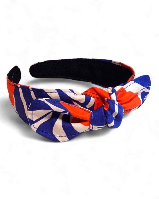 Serre tête Noué Coquelicot