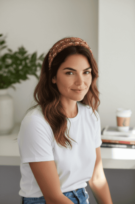 Serre tête Bandeau Collection Gossip - Nude radieux