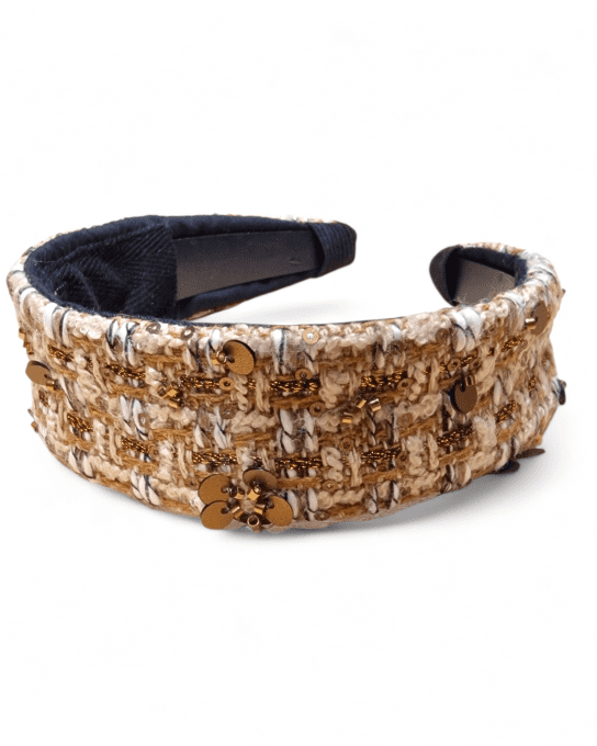 Serre tête Bandeau Collection Gossip - Nude radieux