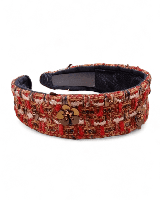 Serre tête Bandeau Collection Gossip - Rouge confidentiel