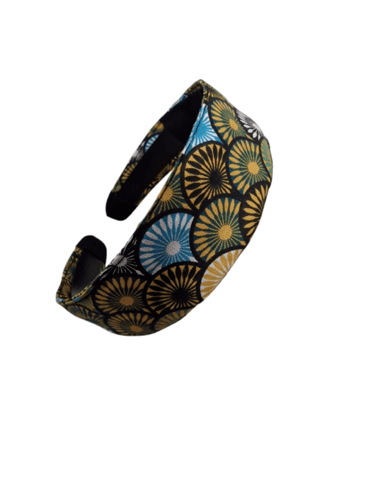 Serre tête Classic vagues japonaises vertes