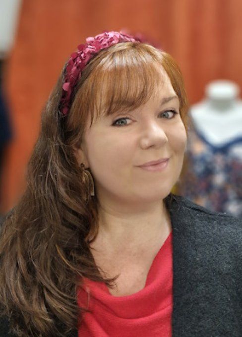 Serre tête Bandeau Collection Gossip - Pétales rouges