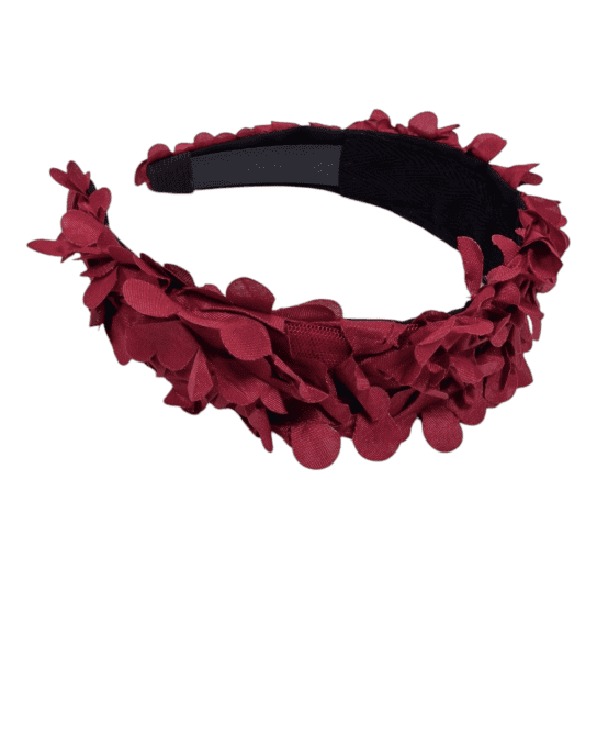 Serre tête Bandeau Collection Gossip - Pétales rouges