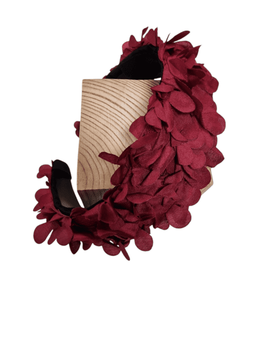 Serre tête Bandeau Collection Gossip - Pétales rouges