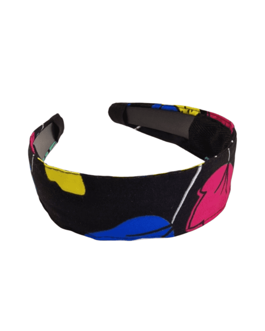 Serre tête Bandeau wax Fleurs de mariage