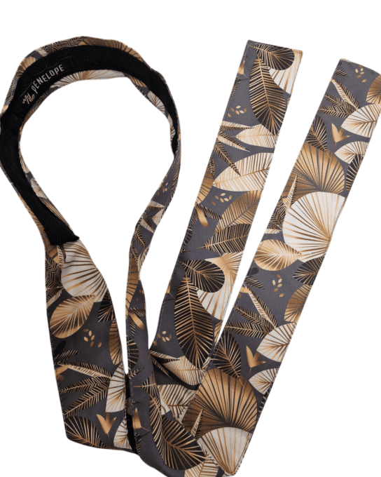 Serre tête Boho - Feuillage doré