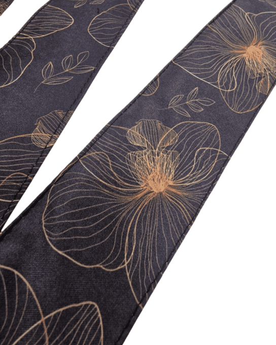 Serre tête Boho - Orchidée noire