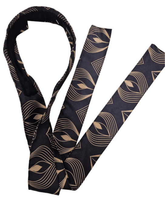 Serre tête Boho - Paon noir