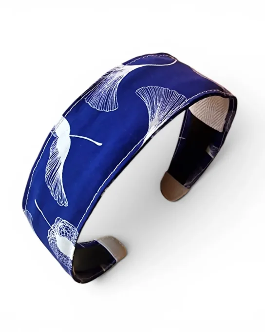 Serre tête Classic Lino bleu