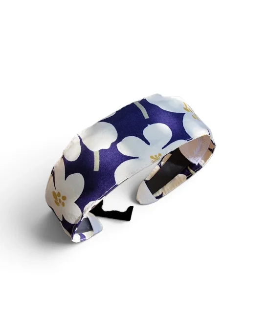 Serre-tête Classic Neroli – Bleu marine fleuri