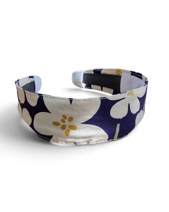 Serre-tête Classic Neroli – Bleu marine fleuri