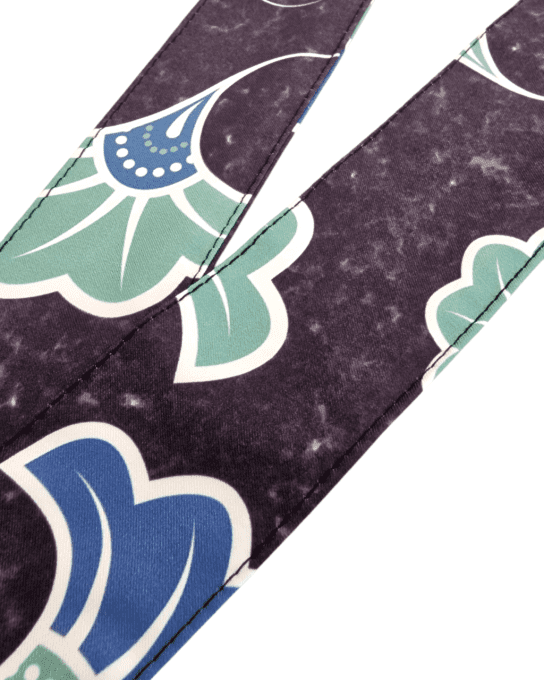 Serre tête Boho - Fleurs de mariages bleues