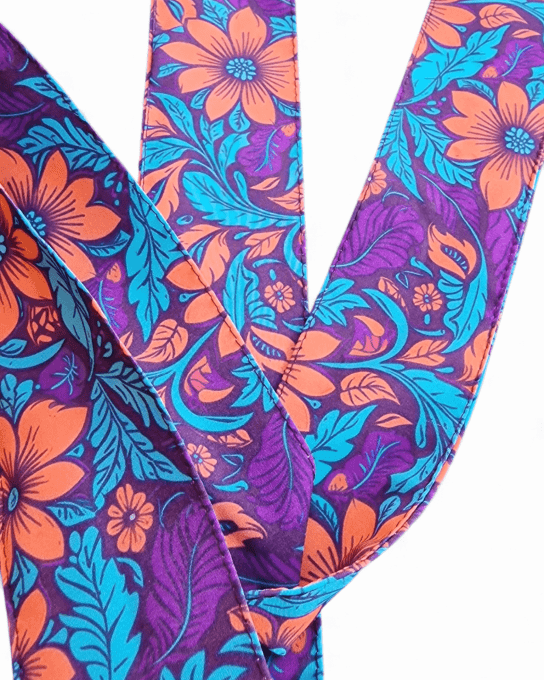 Serre tête Boho - Floral électrique