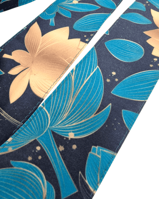 Serre tête Boho - Lotus bleu