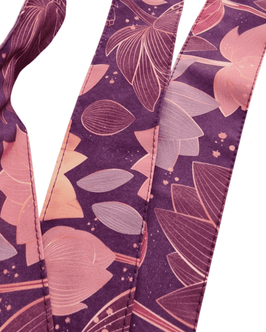 Serre tête Boho - Lotus mauve