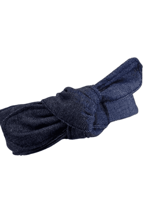 Serre tête Noué Chambray jean