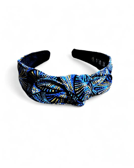 Serre tête à nœud Cosmic Bleu