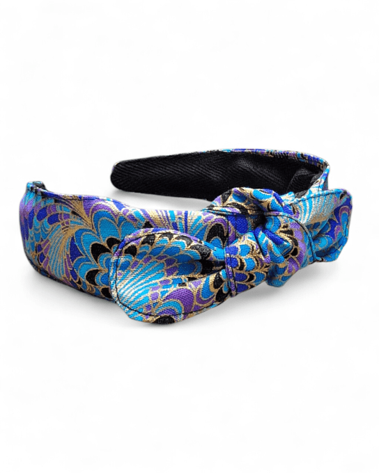 Serre tête Noué - Paon Royal