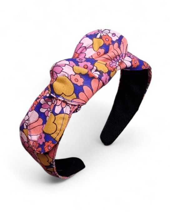 Serre tête Noué Flower power