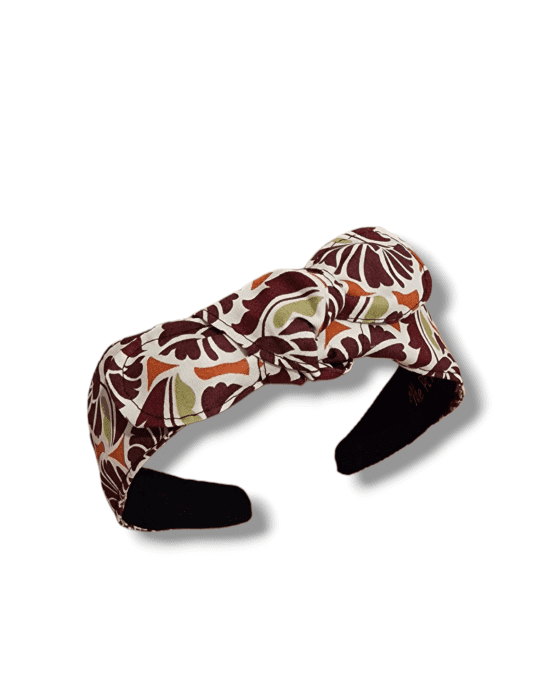 Serre tête à nœud Retro Flora