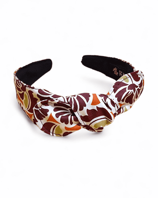 Serre tête à nœud Retro Flora