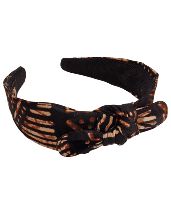 Serre tête Noué wax bogolan