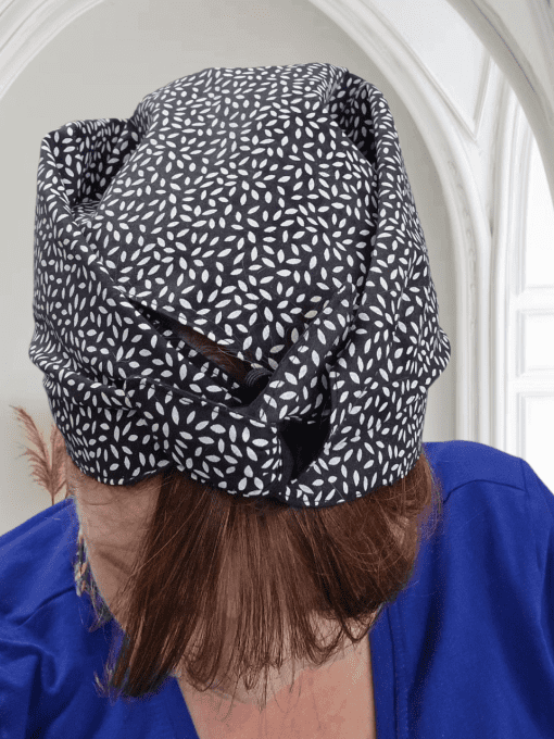 Turban PLN grain de riz noir