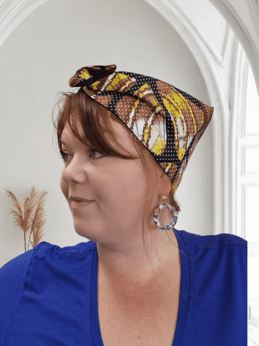 Turban PLN Wax Ebène